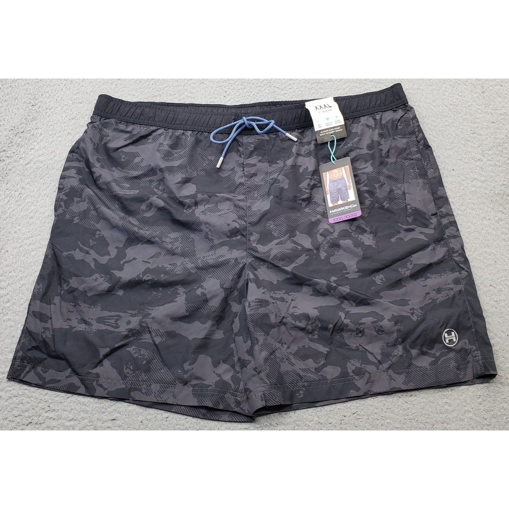 Hawke & Co Swim Trunks Mens XXXL Multi Camo Mesh Lined Water Polo Surf Surfing